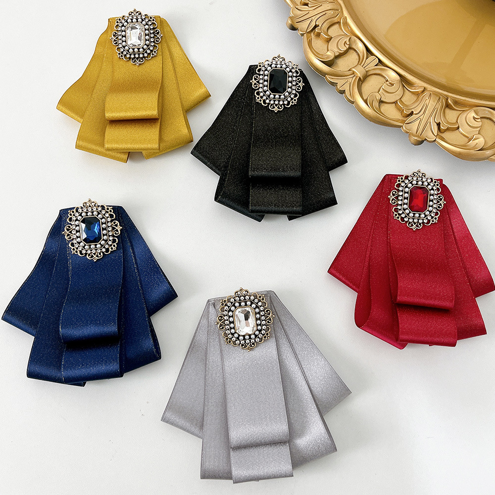 Women Formal Wear Korean - Bow Ties for Wedding Luxury Rhinestone