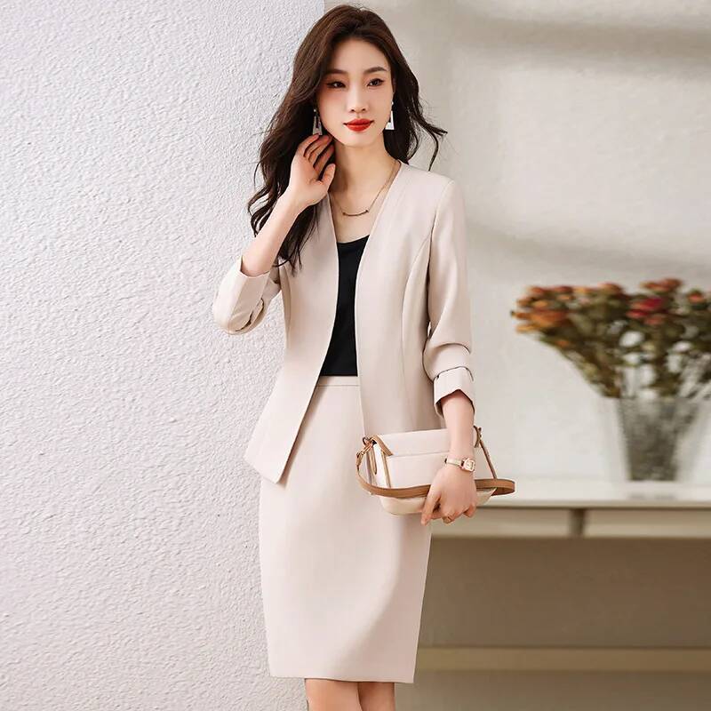 Women'S Formal Wear Jackets - Formal Women Business Suits with Skirt