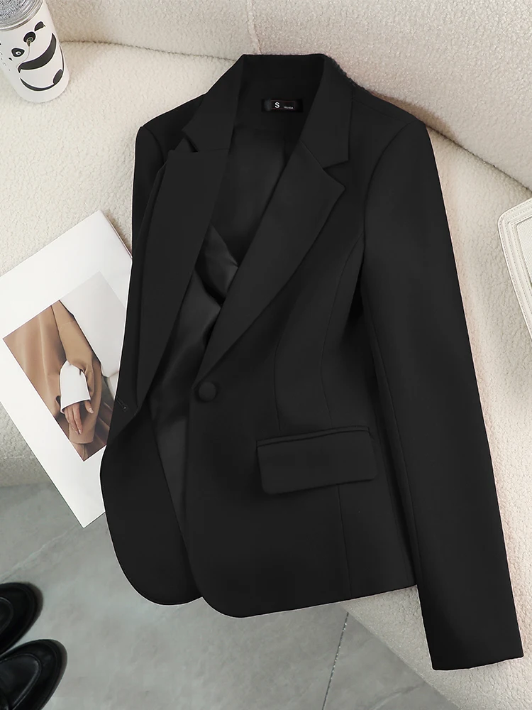 Women Blazer Ladies Red Green  - Women Formal Wear With Black Blazer review and price