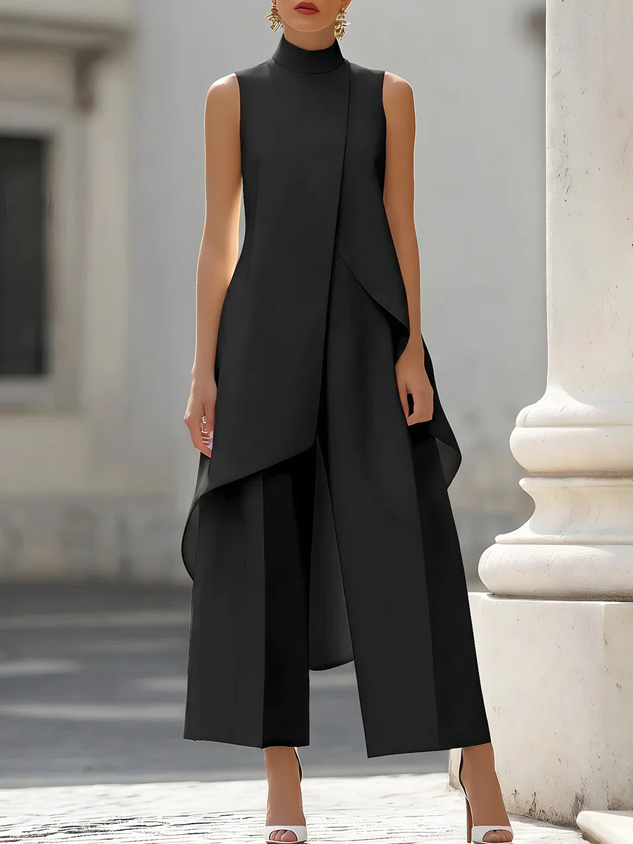 Sleeveless High Neck Asymmetri - Women'S Formal Wear Wedding review and price