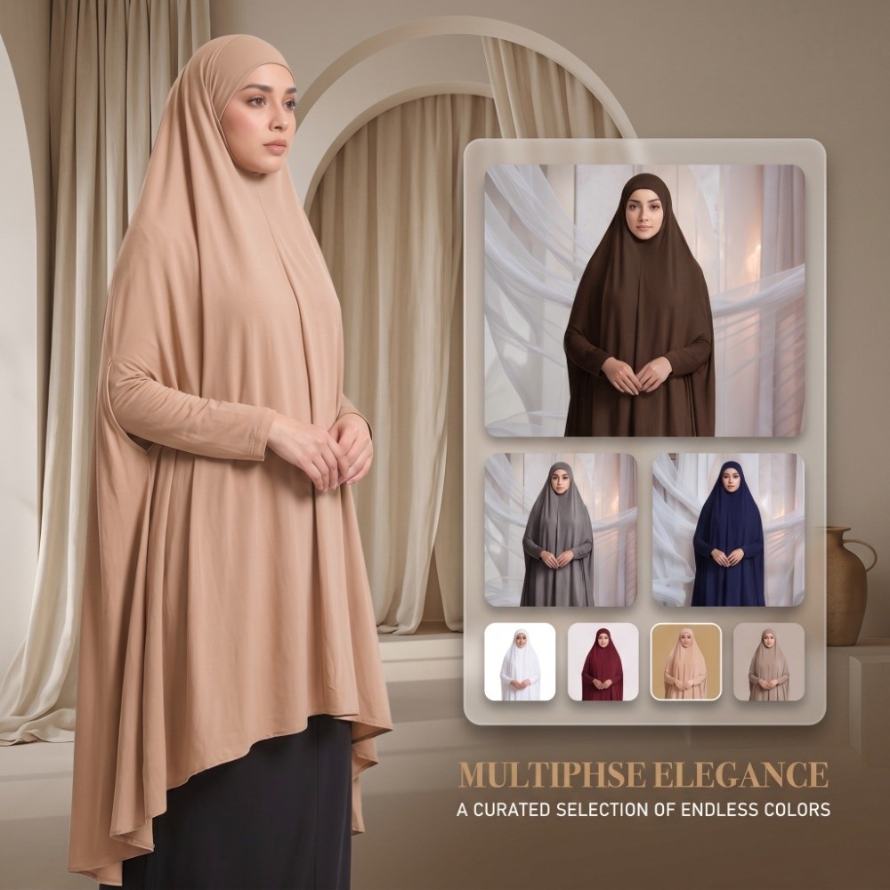 Caftan Plain Muslim Abayas Mod - Women Formal Wear Hijab review and price