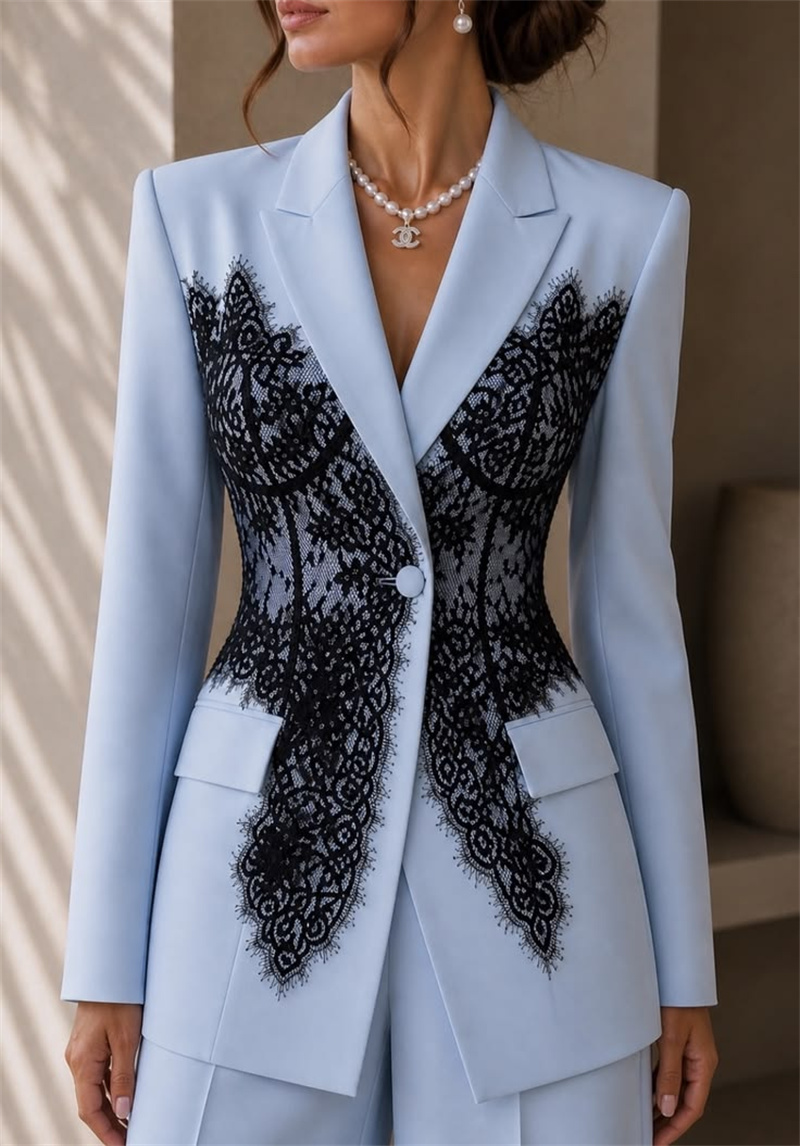 Fashion Blue Women Suits Set 2 - Women'S Formal Wear Jackets review and price