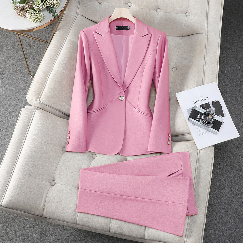 Office Ladies Formal Pant Suit - Women Formal Wear With Black Blazer review and price