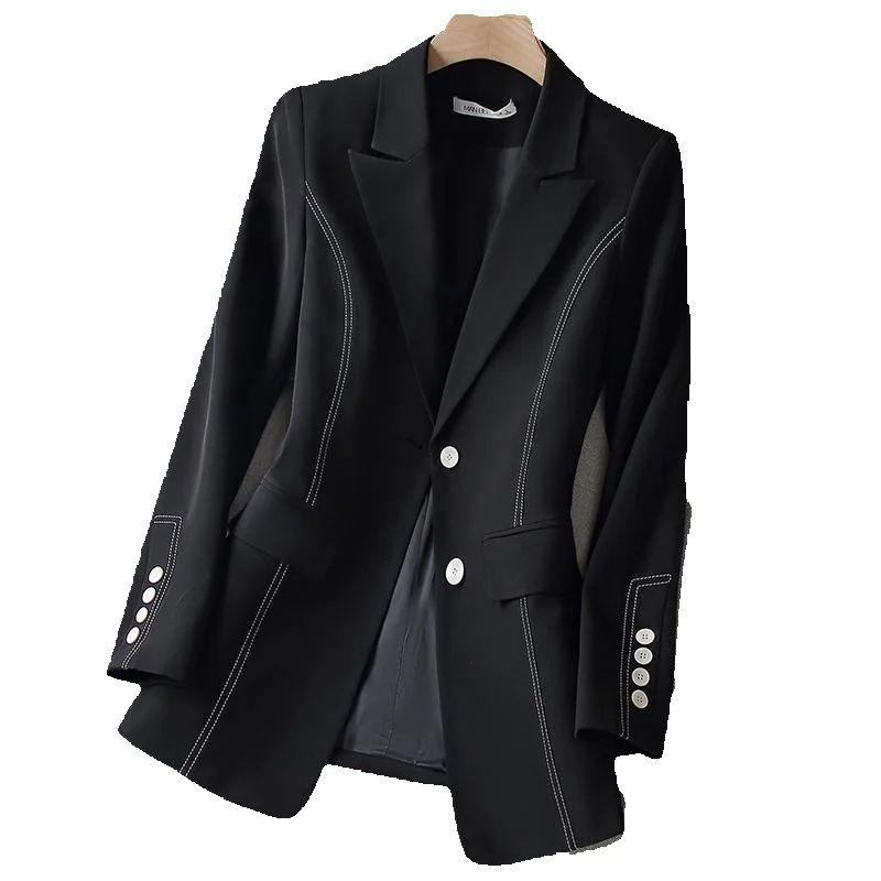 New Fashion Women Formal Blaze - Women Formal Wear With Black Blazer review and price
