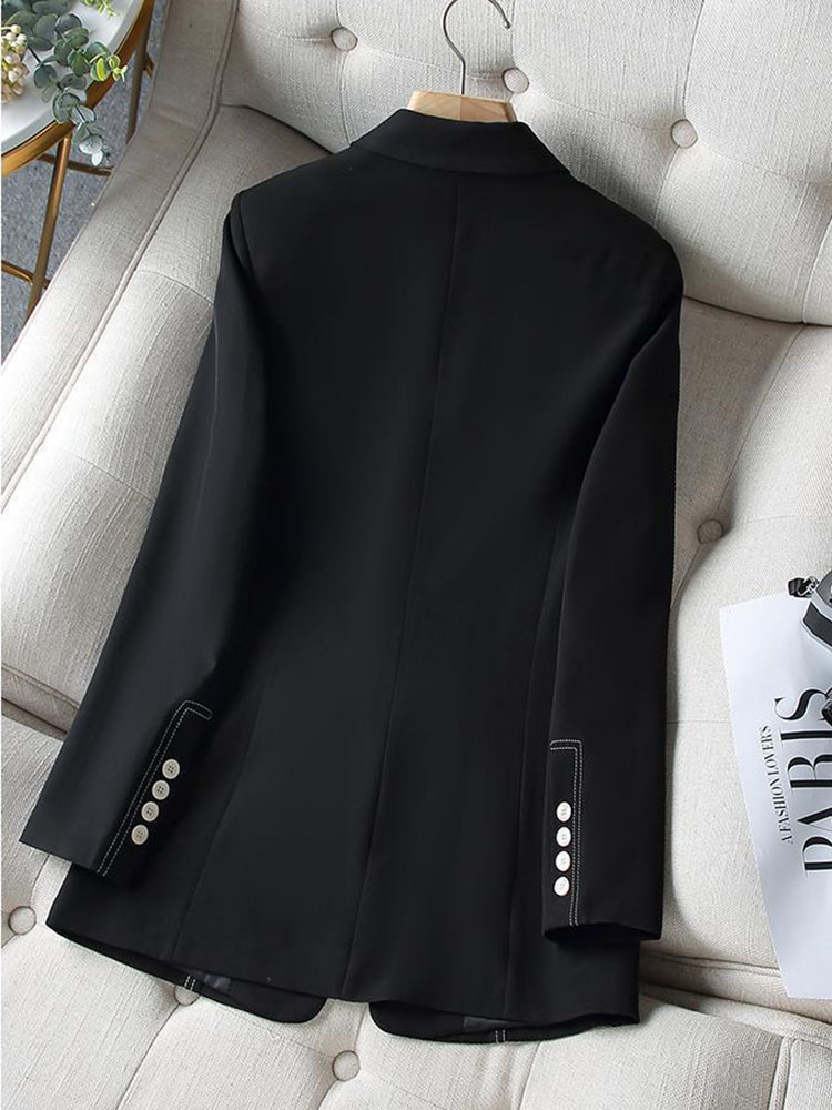 New Fashion Women Formal Blaze - Women Formal Wear With Black Blazer review and price