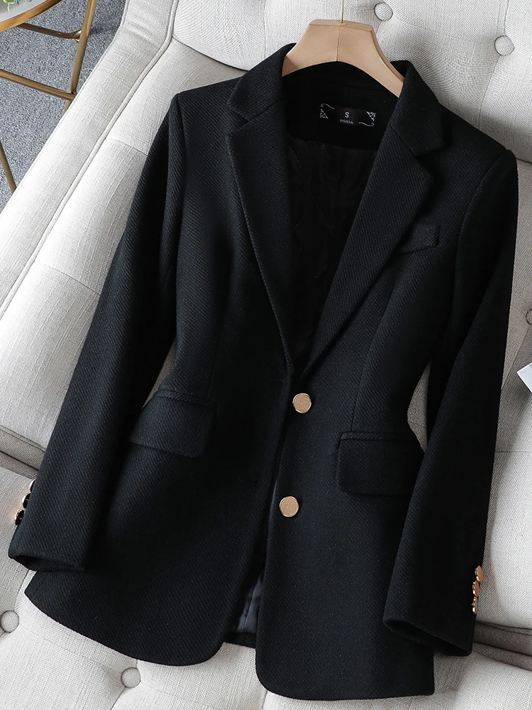Fashion Ladies Blazer Women Gr - Women Formal Wear With Black Blazer review and price
