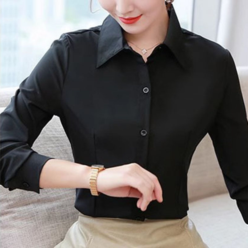 White Slim Fit Formal Office L - Women Formal Wear Korean review and price