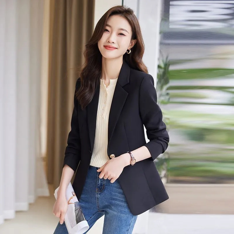 Korean Black Suit Jacket For W - Women Formal Wear Korean review and price