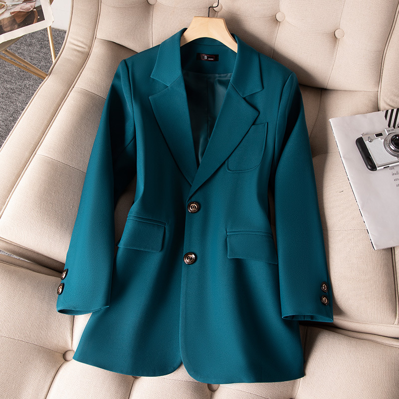 Blue Black Green Women Formal  - Women Formal Wear With Black Blazer review and price